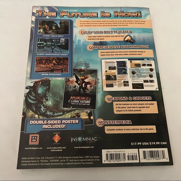 Ratchet and Clank Future Tools of Destruction Brady Games signature game guide - Picture 2 of 2